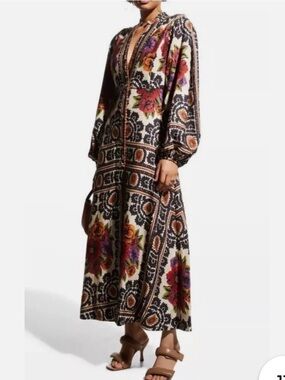 chinese dress ladies Farm Rio Women's Summer Garden Maxi Dress – Saint Bernard main image 1